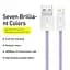 Кабель Baseus Dynamic Series Fast Charging Data Cable USB to iP 2.4 A 1 m Purple (CALD000405) - миниатюра 2