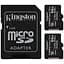 Карта пам'яті Kingston microSDXC 64GB Canvas Select Plus Class 10 UHS-1 А1 2 шт + SD адаптер [SDCS2/64GB-2P1A] [121488] - мініатюра 1
