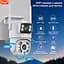 IP PTZ-відеокамера з WiFi 3Mp+3Mp Light Vision VLC-9130WI/2C (Tuya) f=3.6mm+3.6mm, ІЧ+LED-підсвічування, з мікрофоном (75-00301) - мініатюра 12