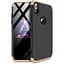 Чехол-накладка GKK 3 in 1 Hard PC Case Apple iPhone XS Max Gold/Black - миниатюра 1