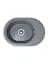 Кухонная мойка Adamant OVALE серая 610x420x180 мм, с крылом 61 см - миниатюра 1