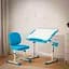 Комплект мебели Evo-kids Evo-06 Plus Blue: стол+стул (Evo-06 Plus BL) - миниатюра 4