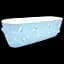 Горщик для квітів Alyaplastik балконний 3D, 7.3 л, світло-блакитний (ALY112l.blue) - мініатюра 1