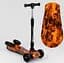 Самокат Best Scooter MAXI 89341 с турбинами, дымом и музыкой, 3-х колесный, регулируемый руль, PU колеса, для детей 2-8 лет - миниатюра 1