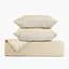 Простыня МВМ My Home Дзен 180x250 см айвори с бежевым (BL-FS-25 IVORY/BEIGE) - миниатюра 5