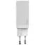 Сетевое зарядное устройство Baseus GaN2 Q.Charger 1USB + 1Type-C + Cable Type-C 45W CCGAN-Q02 White - миниатюра 4