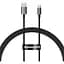 Кабель Baseus Superior Series Fast Charging Data Cable USB to Type-C 100W 1 м Cluster чорний - мініатюра 1