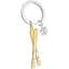 Брелок Metalmorphose Ski with Snowflake Charm (8000020592969) - мініатюра 1