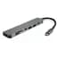 Концентратор Vinga Type-C to 4K HDMI+2*USB3.0+SD+TF+PD+USB-C 3.1 Gen1 aluminium (VCPHTC7AL) - мініатюра 1