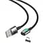 Кабель Baseus Zinc Fabric Magnetic Cable USB to MicroUSB 1.5A 2m CAMXC-B01 Black - мініатюра 3