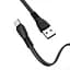 Кабель Hoco X40 Pisces Cable USB to Type-C 2,4A 1m Black - миниатюра 1