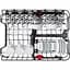 Посудомоечная машина Whirlpool 10 комплектов WSFO3O23PF - миниатюра 7