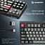 Клавиатура GamePro Asgard Ragnar Keychron Super Red Switch Wireless/Bluetooth/USB Black беспроводная (MK285BK) - миниатюра 8