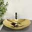 Умивальник VBI Turin gold glossy накладний VBI-011509, Золотий - мініатюра 4