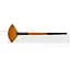 Кисть синтетика веерная FLAME 1368FN №10 короткая ручка Rosa - миниатюра 1