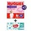Набор Huggies: Подгузники-трусики для девочек Huggies Pants 6 (15-25 кг), 88 шт. (2 упаковки по 44 шт.) + Влажные салфетки Huggies All Over Clean, 56 шт. - миниатюра 1