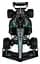 Машинка Mercedes-AMG F1 W15 E Performance Black чорний RASTAR модель 1:12 Автомобіль на дистанційному керуванні + пульт - мініатюра 8