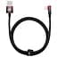 Кабель Baseus MVP 2 USB - Lightning (M/M), 2.4A, 1 м Black/Red (CAVP000020) - миниатюра 1