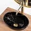 Умивальник Rea Sofia mini black marble shiny накладний REA-U6963, Чорний матовий - мініатюра 3