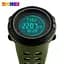 Годинник чоловічий спортивний з компасом Skmei 1254 Compass (Зелений) - мініатюра 7