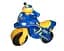 Мотоцикл Doloni-toys Байк Поліція, музичний, синій з жовтим, 0157 - мініатюра 1