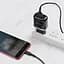 Зарядное устройство для Borofone BA36A USB QC 18W черный + кабель USB to MicroUSB - миниатюра 2