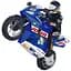Мотоцикл на радиоуправлении Motorcycle Stunt Drift six-axis Gyroscope Blue - миниатюра 4
