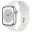 Смарт-годинник Apple Watch Series 8 45mm Silver Aluminum Case with White Sport Band M/L [MP6Q3] [86757] - мініатюра 1