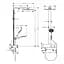 Душова система Hansgrohe Raindance E Showerpipe 1jet 27361000, Хром - мініатюра 2
