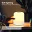 Led нічник лампа / Настільна USB лампа-нічник 360°/ Сенсорна / Акумуляторна / Декоративна / White - мініатюра 5