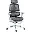 Офісне крісло GT Racer B-2450 White/Gray [121431] - мініатюра 2