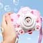 Фотокамера-генератор мильних бульбашок 1001 Kitty Children's camera Pink - мініатюра 4