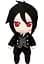 М'яка іграшка Себастьян Міхаеліс Темний дворецький Black Butler Sebastian Michaelis 25 см BB S 8.02 - мініатюра 1