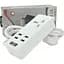 Мережевий фільтр Voltronic ТВ-Т06, 1 розетка + 4 USB, 2 м, переріз 3х0,75 мм, 2500 W - мініатюра 1