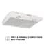 Витяжка плоска Perfelli PL 6002 W LED - мініатюра 2