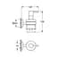 Дозатор для рідкого мила Grohe QuickFix Start Cube 41098000, Білий - мініатюра 2