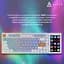 Клавиатура Ajazz AKP815 Red Switch RGB с 4,95-дюймовым сенсорным ЖК-экраном, бело-сине-оранжевая (AKP815-R-WBO) - миниатюра 11