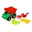 Дитяча машинка Самоскид "Тотошка" №2 Colorplast 0176(Green) лопатка, грабельки, 2 пасочки - мініатюра 1