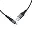 Кабель Hoco X38 Pisces Cable USB to Lightning 2,4A 1m Black - миниатюра 1
