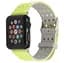 Двойной ремешок с перфорацией Primo для Apple Watch 42 мм, 44 мм, 45 мм Grey Yellow - миниатюра 2