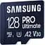 Карта пам'яті Samsung microSDXC PRO Ultimate 128GB Class 10 UHS-I U3 V30 A2 + USB Reader (MB-MY128SB/WW) [145484] - мініатюра 3