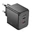 МЗП Hoco CS16A Wish PD20W (1USB-C/1L) Black - мініатюра 2