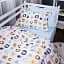 Наволочка MirSon Poplin Line Kids 09 Sleeping Animals 45х45 см блакитна (2200009720529) - мініатюра 2