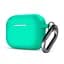 Силіконовий чохол для навушників Apple AirPods Pro, Hang Case, зелений, ультратонкий захисний кейс товщиною 2 мм, захист від подряпин, пилу та ударів, компактний, з карабіном для кріплення, ArmorStandart (ARM56102) - мініатюра 1