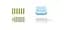 Насадки для зубної щітки MiJia Electric Toothbrush Xiaomini DDYST02SKS White 3шт. - мініатюра 4