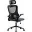 Офісне крісло GT Racer X-5728 Black/Gray [121531] - мініатюра 6