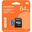 Карта пам'яті ADATA MicroSDXC Premier 64Gb Class 10 UHS-1 A2 + SD адаптер (AUSDX64GUICL10A1-RA1) [162345] - мініатюра 3