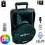 Музыкальная колонка блютуз с Kimiso KS-M1 FM колонка с подсветкой и микрофоном, Hi-Fi радио колонка (ST) - миниатюра 1