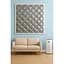 Штора для утеплення вікон на липучках Срібло H 120 x 145 см - мініатюра 1