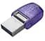 USB 3.2/Type-C Flash Drive 128Gb Kingston DataTraveler microDuo 3C, Purple (DTDUO3CG3/128GB) - миниатюра 2